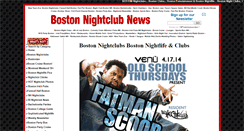 Desktop Screenshot of bostonnightclubnews.com
