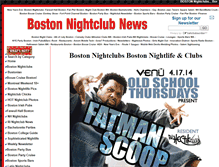 Tablet Screenshot of bostonnightclubnews.com